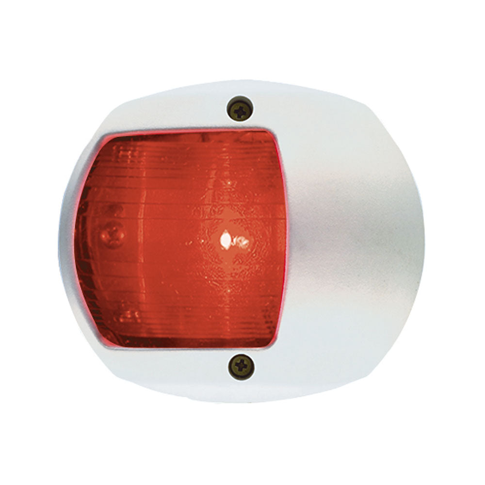 Perko LED Side Light - Red, 12V, White Plastic Housing - Part Number 0170WP0DP3