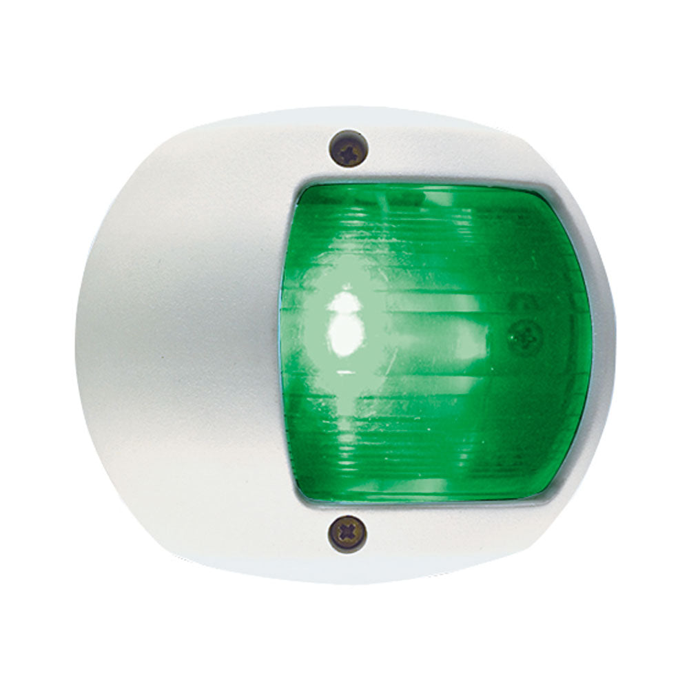 Perko LED Side Light - Green - 12V with White Plastic Housing (Part #0170WSDDP3)