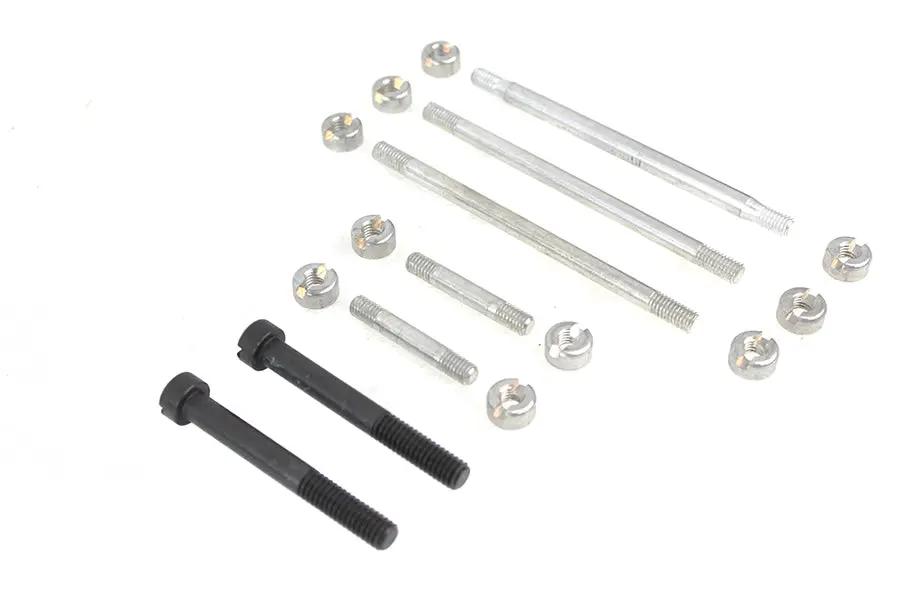Colony Engine Case Bolt Kit for Harley Davidson WR Models - Zinc Plated, USA Made by Colony
