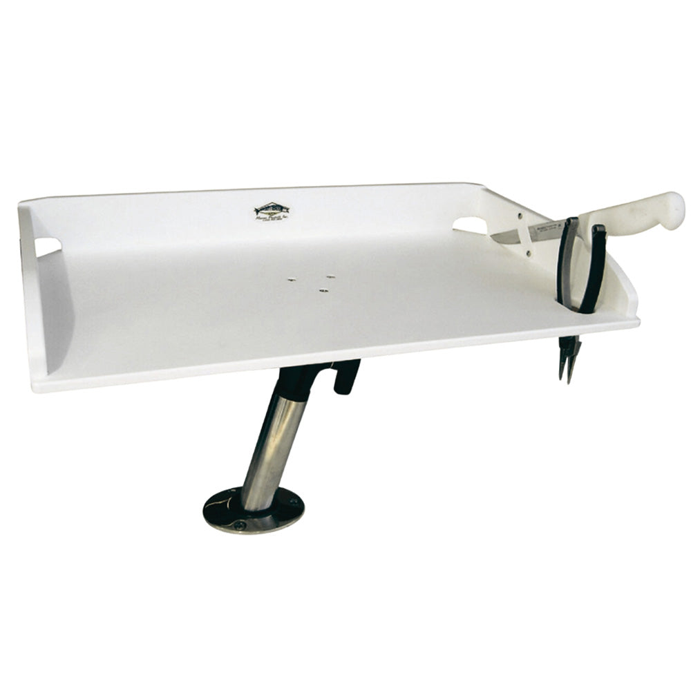 Deep Blue Marine 21 x 12-inch Bait Table and Filet Board with Interchangeable MultiSystem