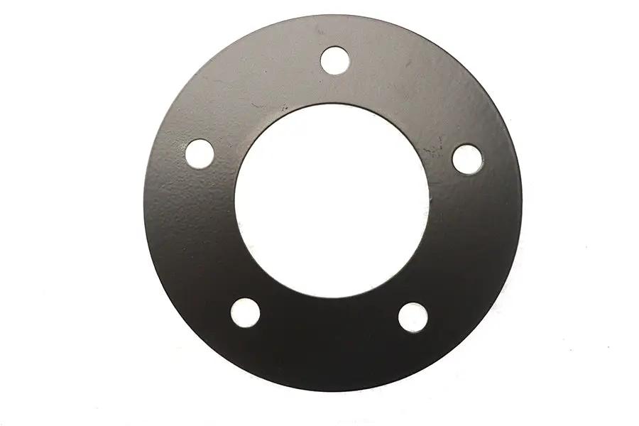 V-Twin Front Wheel Hub Plate Black for Harley Davidson XL Models by V-Twin