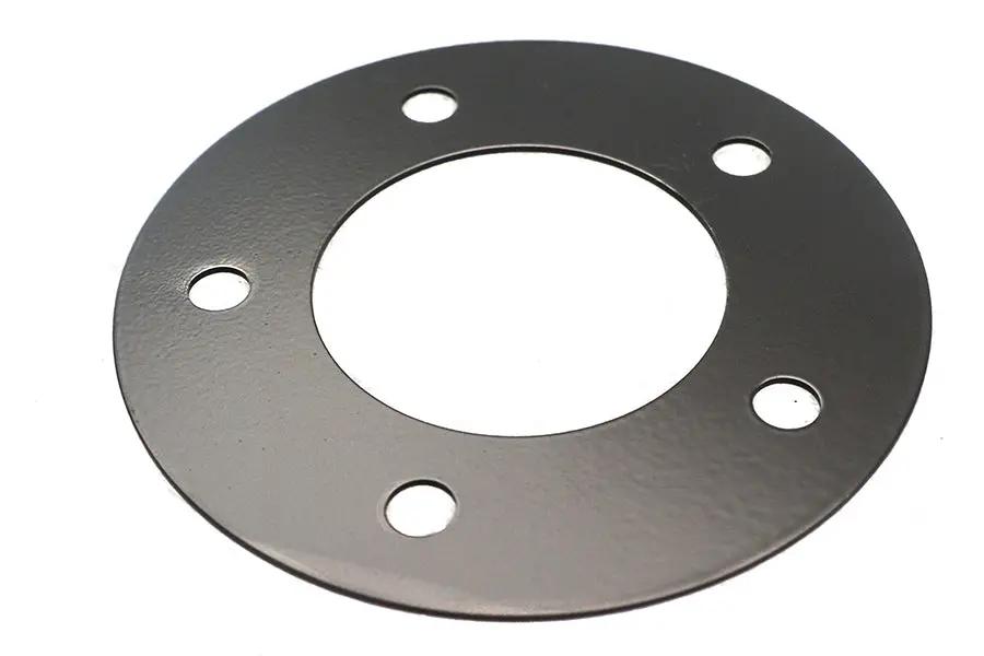 V-Twin Front Wheel Hub Plate Black for Harley Davidson XL Models by V-Twin