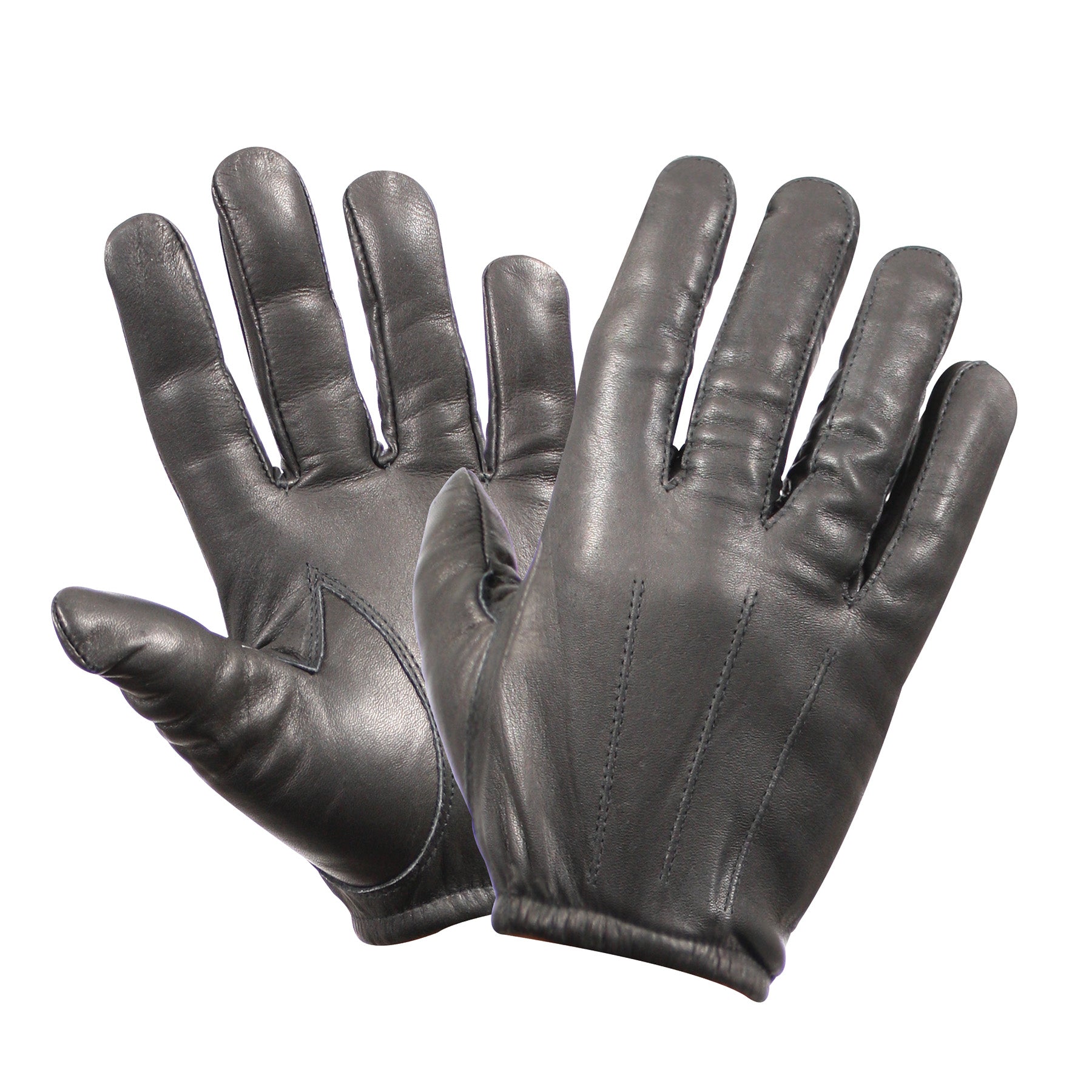 Rothco Police Cut-Resistant Lined Gloves Size Small - Durable Leather and Aramid Protection