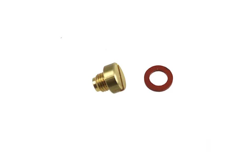 V-Twin Linkert Carburetor Bowl Drain Plug and Gasket Kit for Harley Davidson FL Models by V-Twin