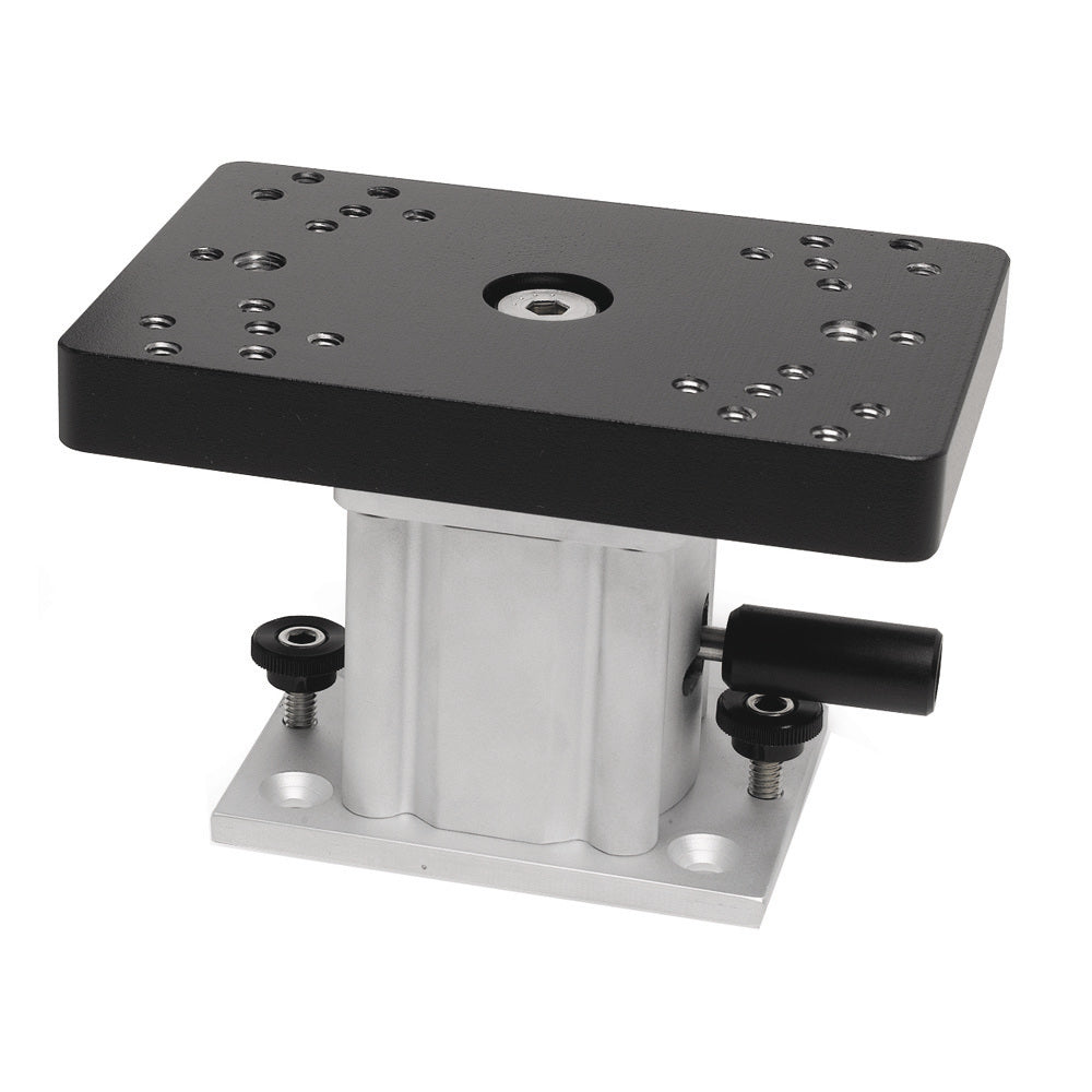 Cannon Aluminum Swivel Base Downrigger Pedestal - 4 inch for Precise Trolling Control