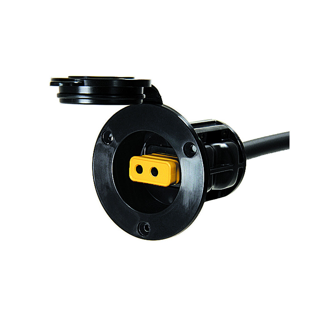 Cannon Flush Mount Power Port - Black, Part #1903012
