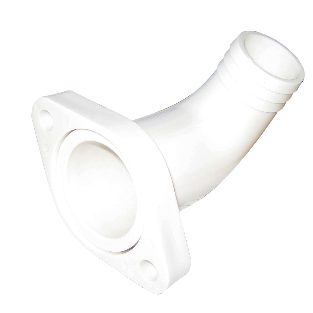 Raritan 1222AW 90 Discharge Adapter with Flange - Straight to 90 Degree Connection