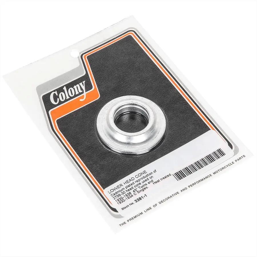 Colony Lower Stem Head Cone Cadmium for Harley Davidson 1930-1934 Models by Colony