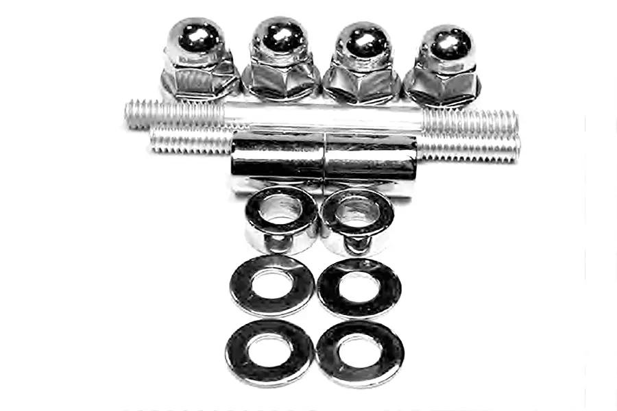 Colony Gas Tank Mounting Kit Chrome for Harley Davidson XL (1958-1967) by Colony