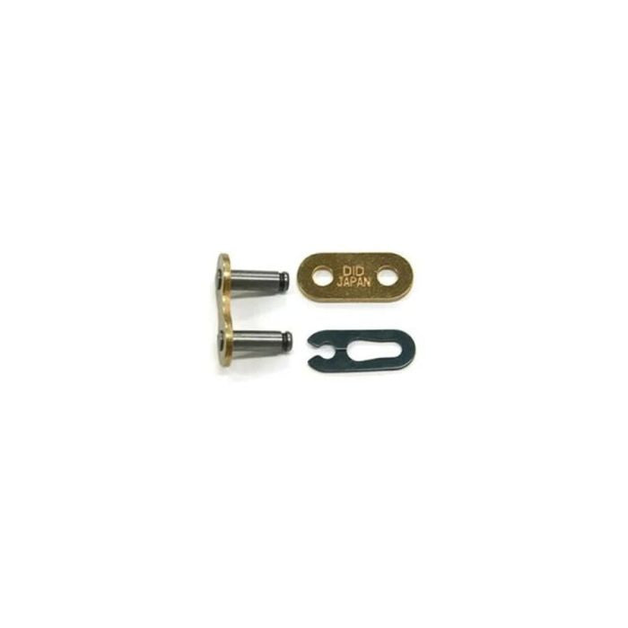 D.I.D Conn Link 428NZ G&B FJ Press Fit Clip - Gold & Black