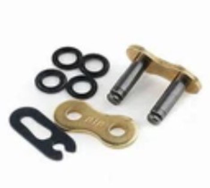 D.I.D Conn Link 520VX3 G&B FJ Press Fit Clip Type - Gold and Black