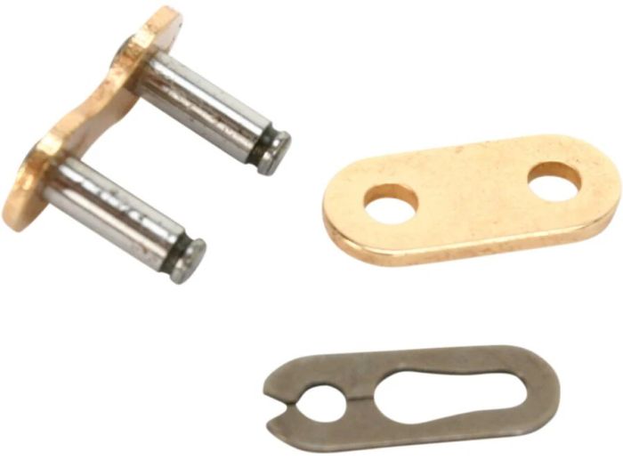 D.I.D Connecting Link 415ERZ G&G RJ Clip Type Gold - Reliable Chain Link for Motorcycles