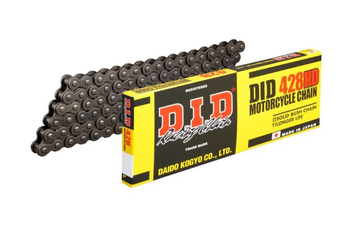 D.I.D Non-Sealed Chain 428HD X 122RB - Heavy Duty Motorcycle Chain