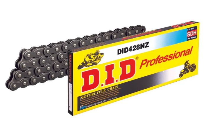 D.I.D Non-Sealed Chain 428NZ X 130RB - Reliable Motorcycle Chain for Enhanced Performance