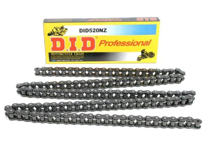D.I.D Non-Sealed Chain 520NZ X 114FB for Motorcycles and ATVs