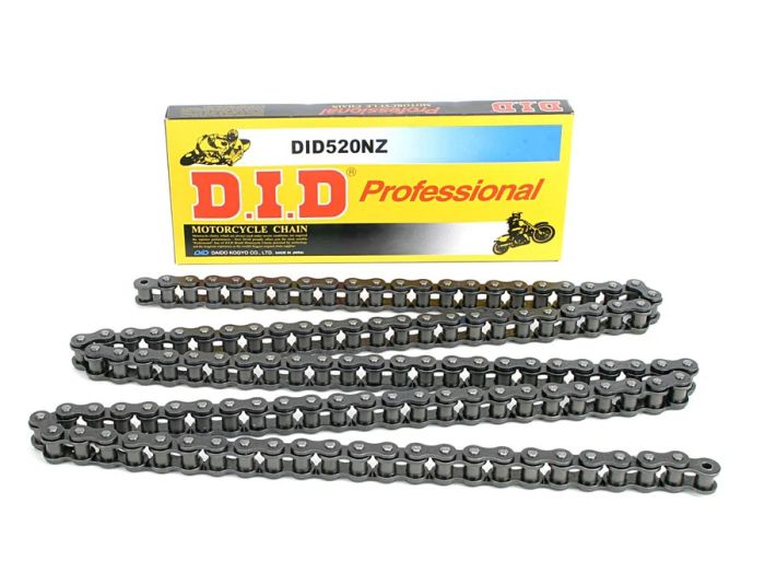 D.I.D Non-Sealed Chain 520NZ X 116FB - Reliable Motorcycle Chain for Performance and Durability