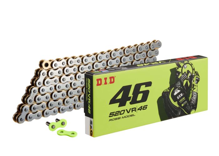 D.I.D X-Ring Chain 520VR46 S&G 110ZB for Motorcycle Chains