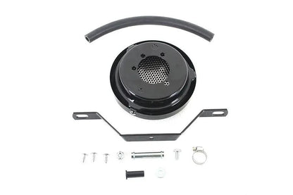Wyatt Gatling Black Drilled Air Cleaner for Harley Davidson FL – Part 13407B by Wyatt Gatling