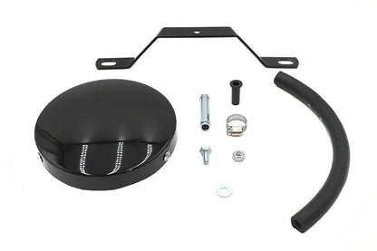 Wyatt Gatling Black Smooth Air Cleaner for Harley Davidson FL - Part 13405B by Wyatt Gatling