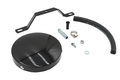Wyatt Gatling Black Smooth Air Cleaner for Harley Davidson FL - Part 13405B by Wyatt Gatling