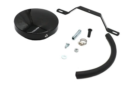Wyatt Gatling Black Smooth Air Cleaner for Harley Davidson FL - Part 13405B by Wyatt Gatling