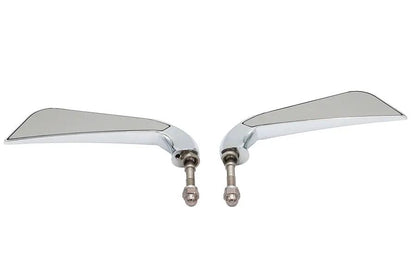 Wyatt Gatling M60-6356 Evil Eye Chrome Mirror Set with Billet Stems by Wyatt Gatling