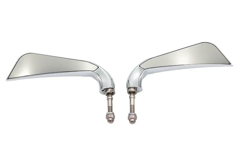 Wyatt Gatling M60-6356 Evil Eye Chrome Mirror Set with Billet Stems by Wyatt Gatling
