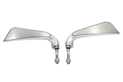 Wyatt Gatling M60-6356 Evil Eye Chrome Mirror Set with Billet Stems by Wyatt Gatling