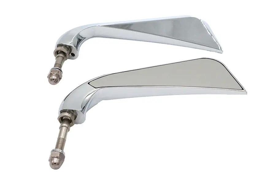 Wyatt Gatling M60-6356 Evil Eye Chrome Mirror Set with Billet Stems by Wyatt Gatling