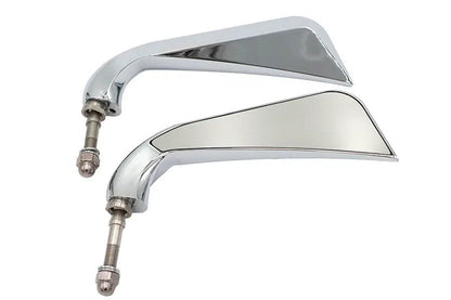 Wyatt Gatling M60-6356 Evil Eye Chrome Mirror Set with Billet Stems by Wyatt Gatling