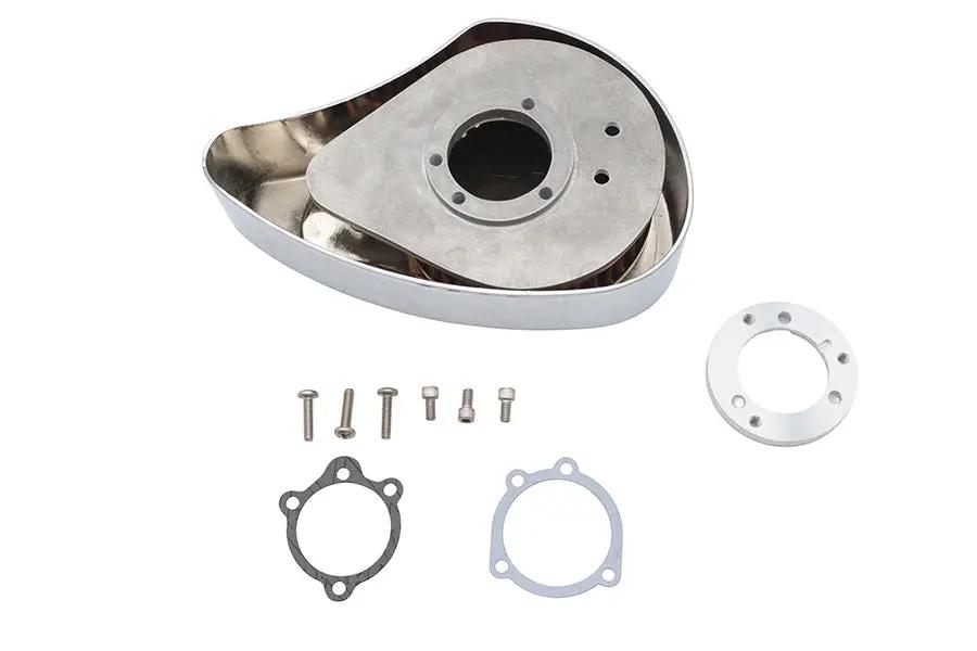 V-Twin Bendix-Keihin Air Cleaner Assembly Chrome for Harley Davidson XL 1973-1982 by V-Twin