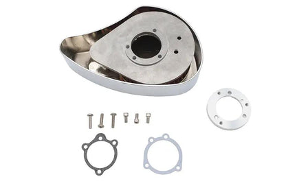 V-Twin Bendix-Keihin Air Cleaner Assembly Chrome for Harley Davidson XL 1973-1982 by V-Twin
