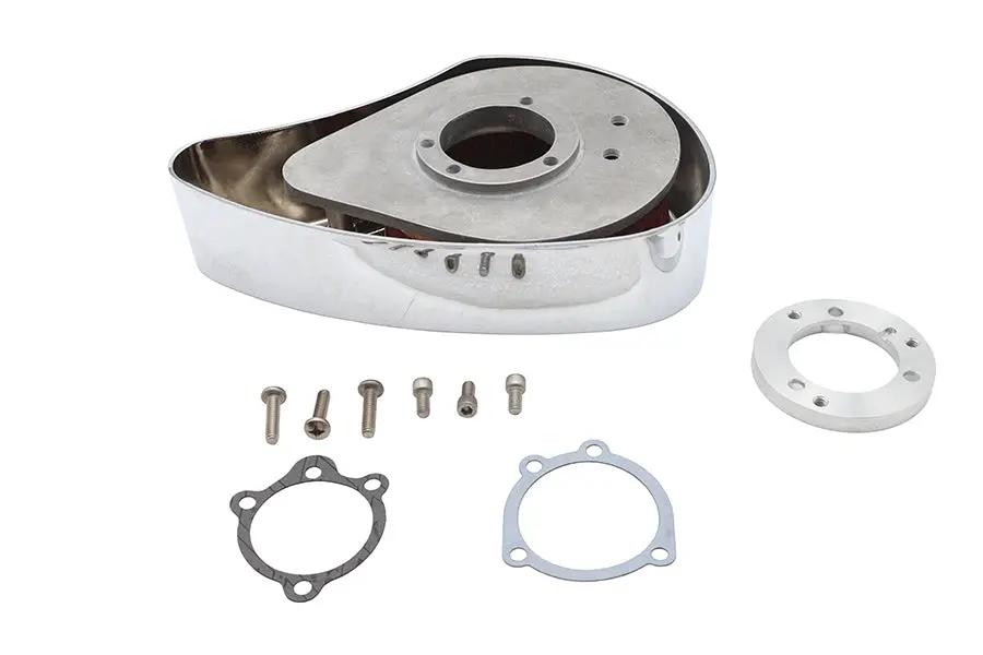 V-Twin Bendix-Keihin Air Cleaner Assembly Chrome for Harley Davidson XL 1973-1982 by V-Twin