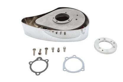 V-Twin Bendix-Keihin Air Cleaner Assembly Chrome for Harley Davidson XL 1973-1982 by V-Twin