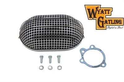 Wyatt Gatling Chrome Turbo Air Cleaner for Harley Davidson FL (Part #19395) by Wyatt Gatling