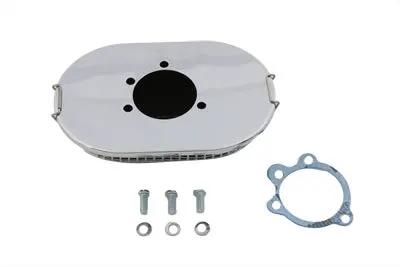 Wyatt Gatling Chrome Turbo Air Cleaner for Harley Davidson FL (Part #19395) by Wyatt Gatling