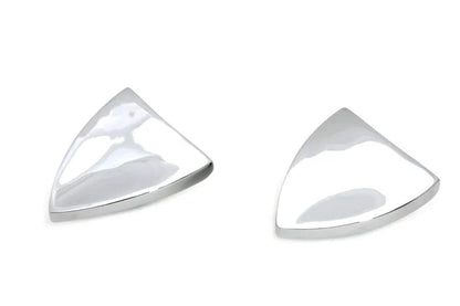 Wyatt Gatling Chrome Mirror Block Off Plate Set for Harley Davidson FLT (1996-2005) by Wyatt Gatling