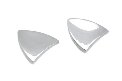 Wyatt Gatling Chrome Mirror Block Off Plate Set for Harley Davidson FLT (1996-2005) by Wyatt Gatling