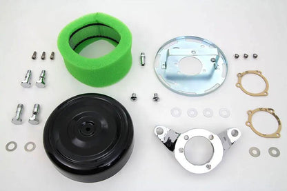 Wyatt Gatling 7 Inch Round Air Cleaner Kit for Harley Davidson FLST Models by Wyatt Gatling