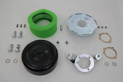 Wyatt Gatling 7 Inch Round Air Cleaner Kit for Harley Davidson FLST Models by Wyatt Gatling