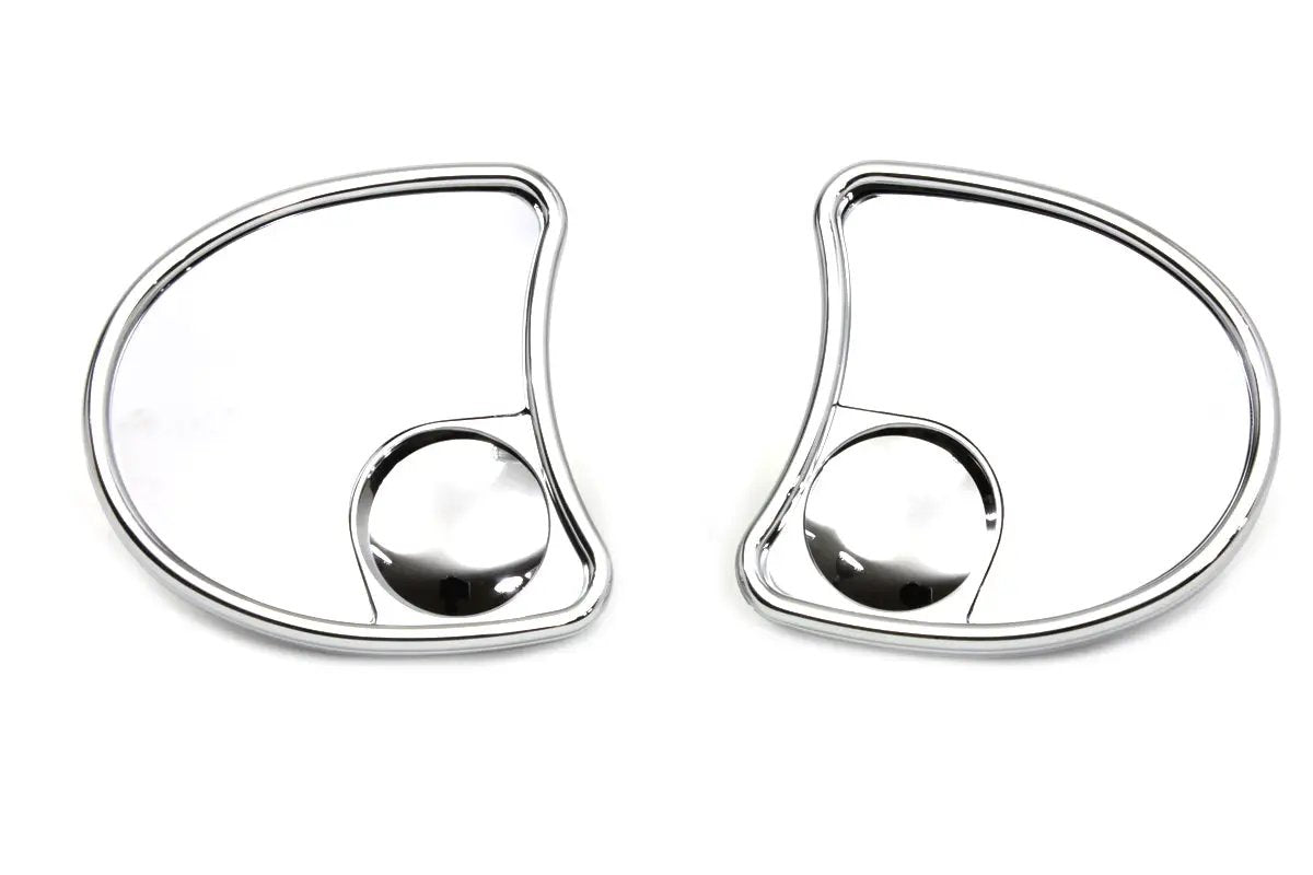 Wyatt Gatling Part 77501 Split Vision Fairing Mount Mirror Set for Harley Davidson FLT by Wyatt Gatling