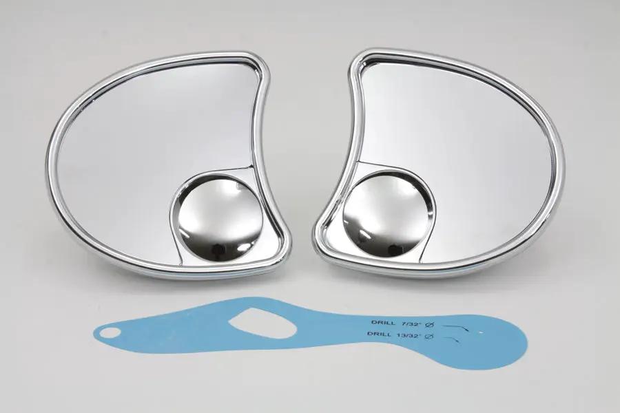 Wyatt Gatling Part 77501 Split Vision Fairing Mount Mirror Set for Harley Davidson FLT by Wyatt Gatling