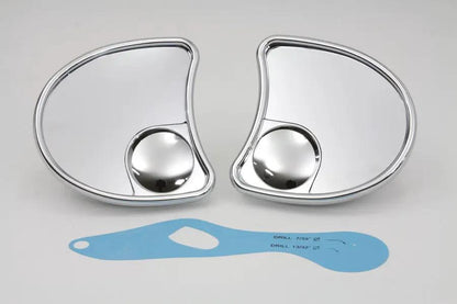 Wyatt Gatling Part 77501 Split Vision Fairing Mount Mirror Set for Harley Davidson FLT by Wyatt Gatling