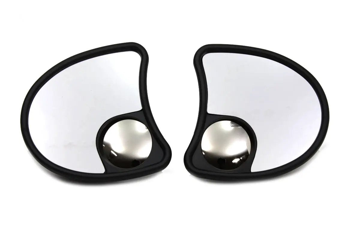 Wyatt Gatling Part 77501B Split Vision Fairing Mount Mirror Set for Harley Davidson FLT by Wyatt Gatling