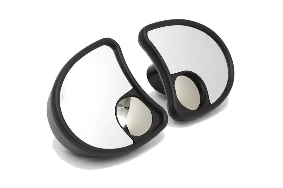 Wyatt Gatling Part 77501B Split Vision Fairing Mount Mirror Set for Harley Davidson FLT by Wyatt Gatling