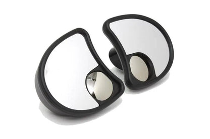 Wyatt Gatling Part 77501B Split Vision Fairing Mount Mirror Set for Harley Davidson FLT by Wyatt Gatling