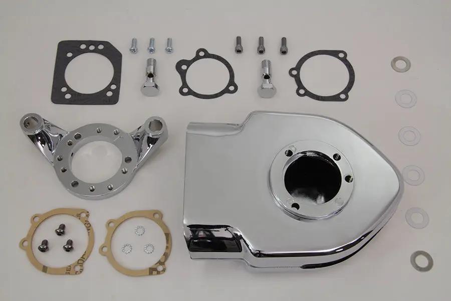 Wyatt Gatling Chrome Flame Style Air Cleaner Kit for Harley Davidson XL Models by Wyatt Gatling
