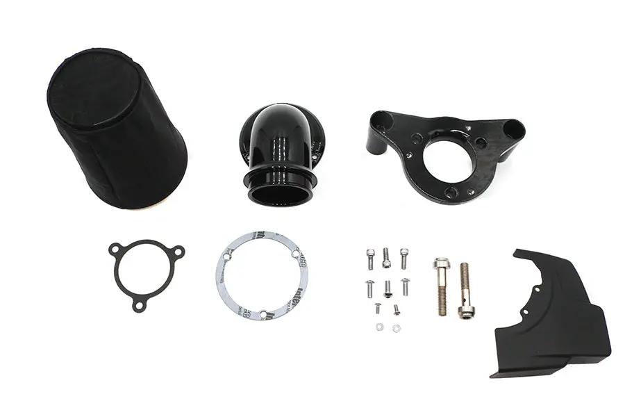 Wyatt Gatling Heavy Breather Air Cleaner Kit Black for Harley Davidson FLHR and FLHX by Wyatt Gatling
