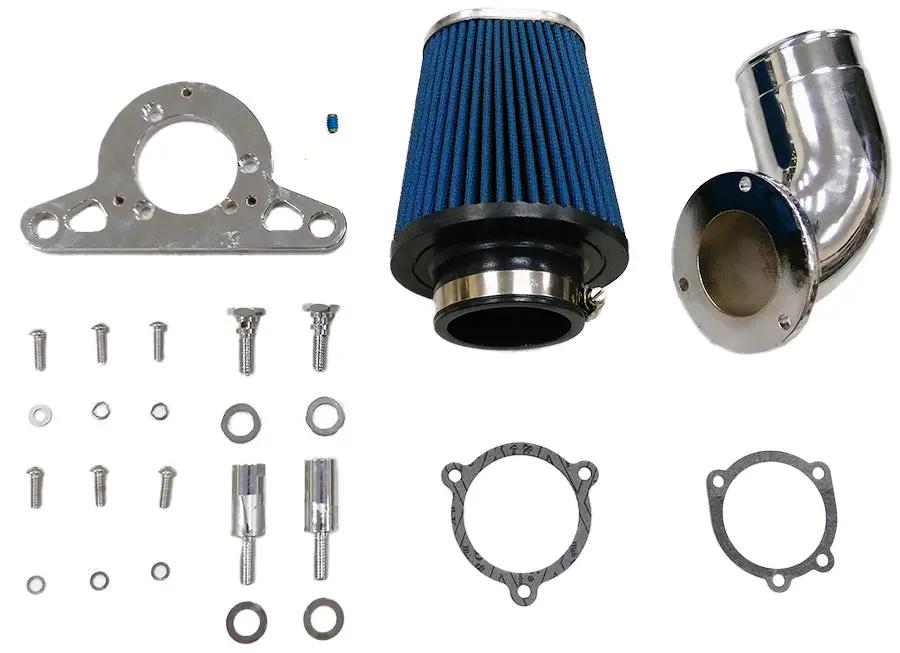 Wyatt Gatling Heavy Breather Performance Air Cleaner Kit Chrome for Harley Davidson FXDL & FXDWG by Wyatt Gatling