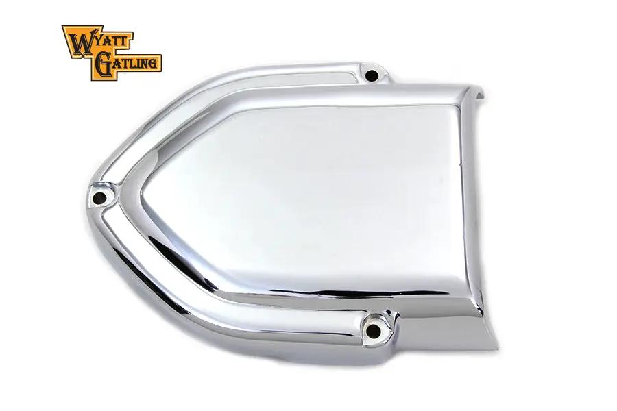 Wyatt Gatling Chrome V-Charger Air Cleaner Cover with Raised Bevel by Wyatt Gatling